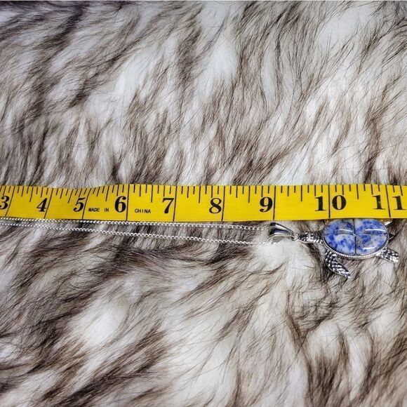 Brazil Sodalite Turtle Necklace - Picture 8 of 8